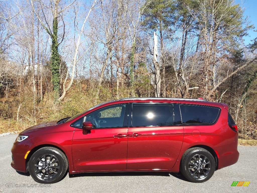 2021 Pacifica Touring L - Velvet Red Pearl / Black photo #1