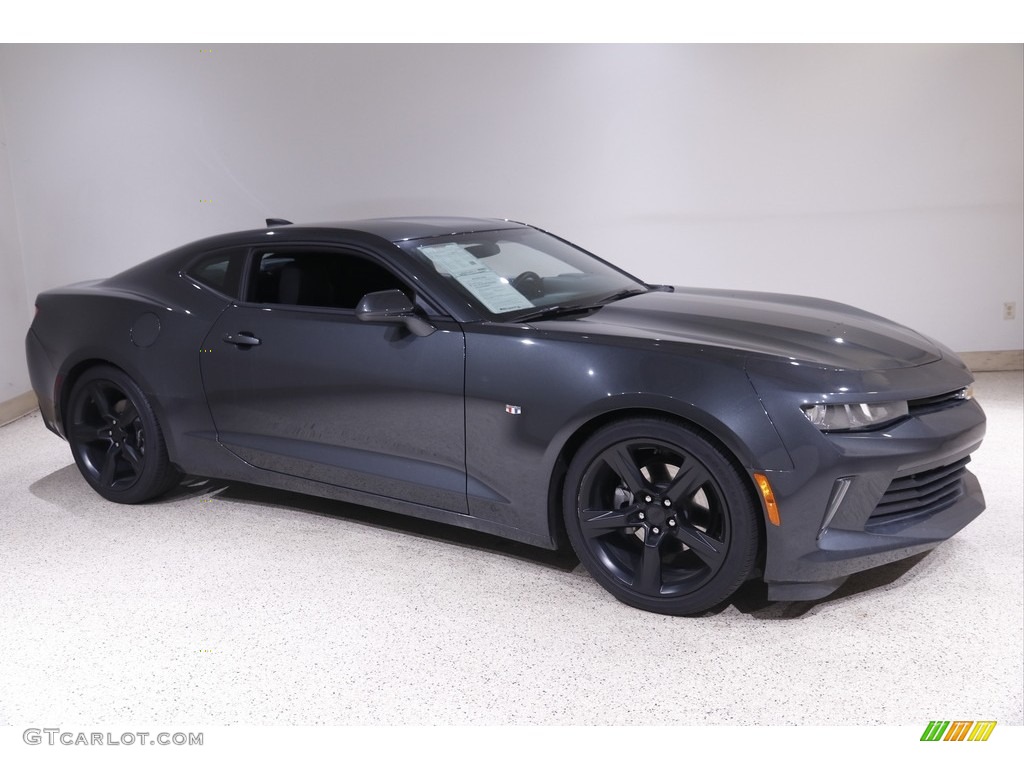 2018 Camaro LT Coupe - Nightfall Gray Metallic / Jet Black photo #1