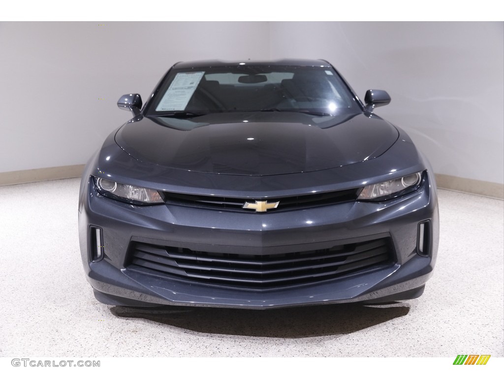 2018 Camaro LT Coupe - Nightfall Gray Metallic / Jet Black photo #2