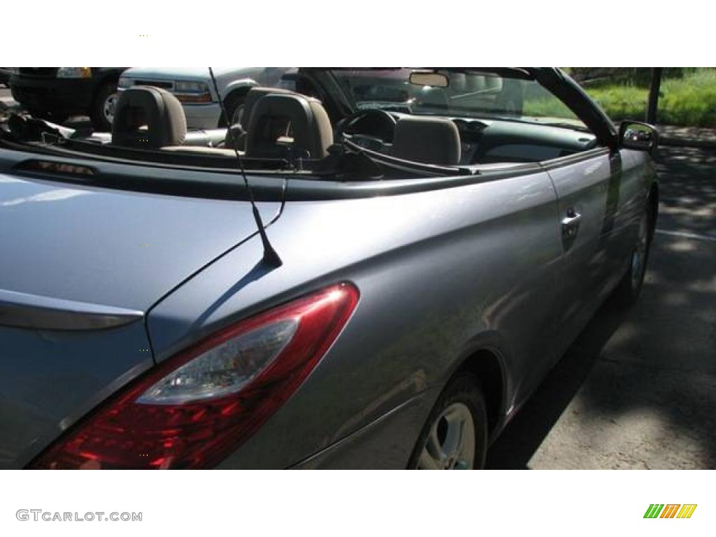 2007 Solara SE V6 Convertible - Cosmic Blue Metallic / Dark Stone photo #5