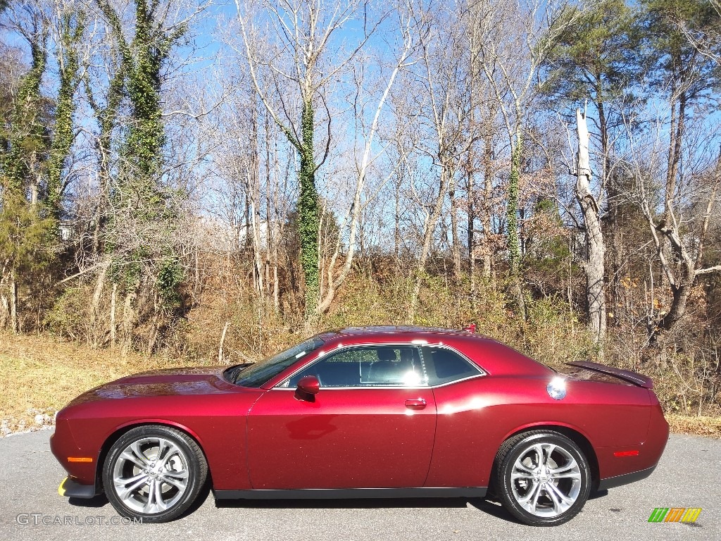 Octane Red Pearl Dodge Challenger