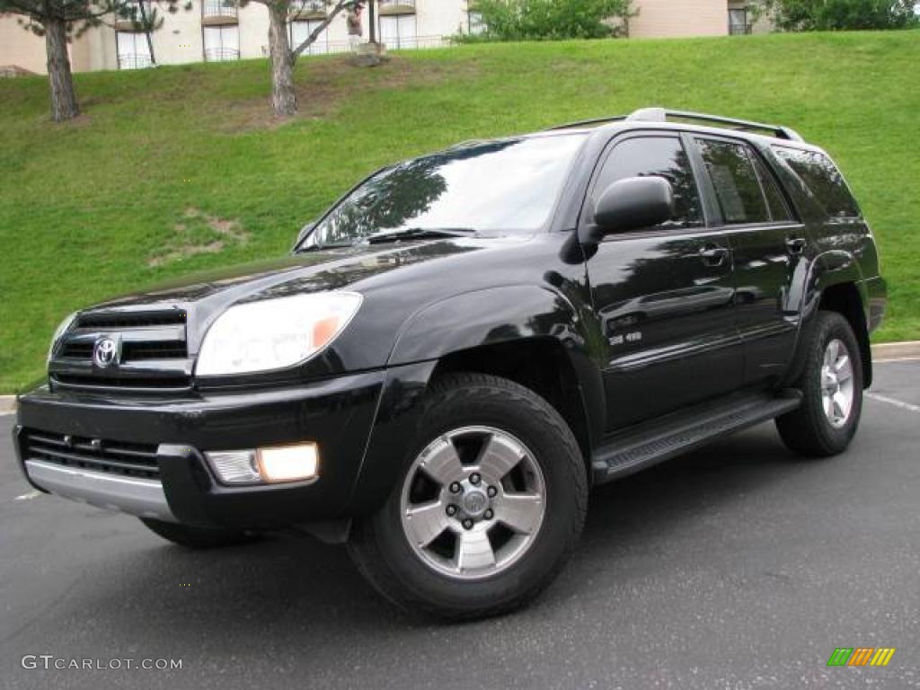 2003 4Runner SR5 4x4 - Black / Stone photo #1