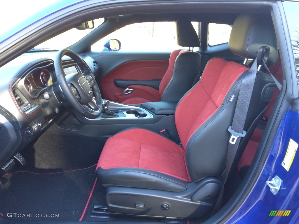 Black/Ruby Red Interior 2021 Dodge Challenger GT Photo #143398735