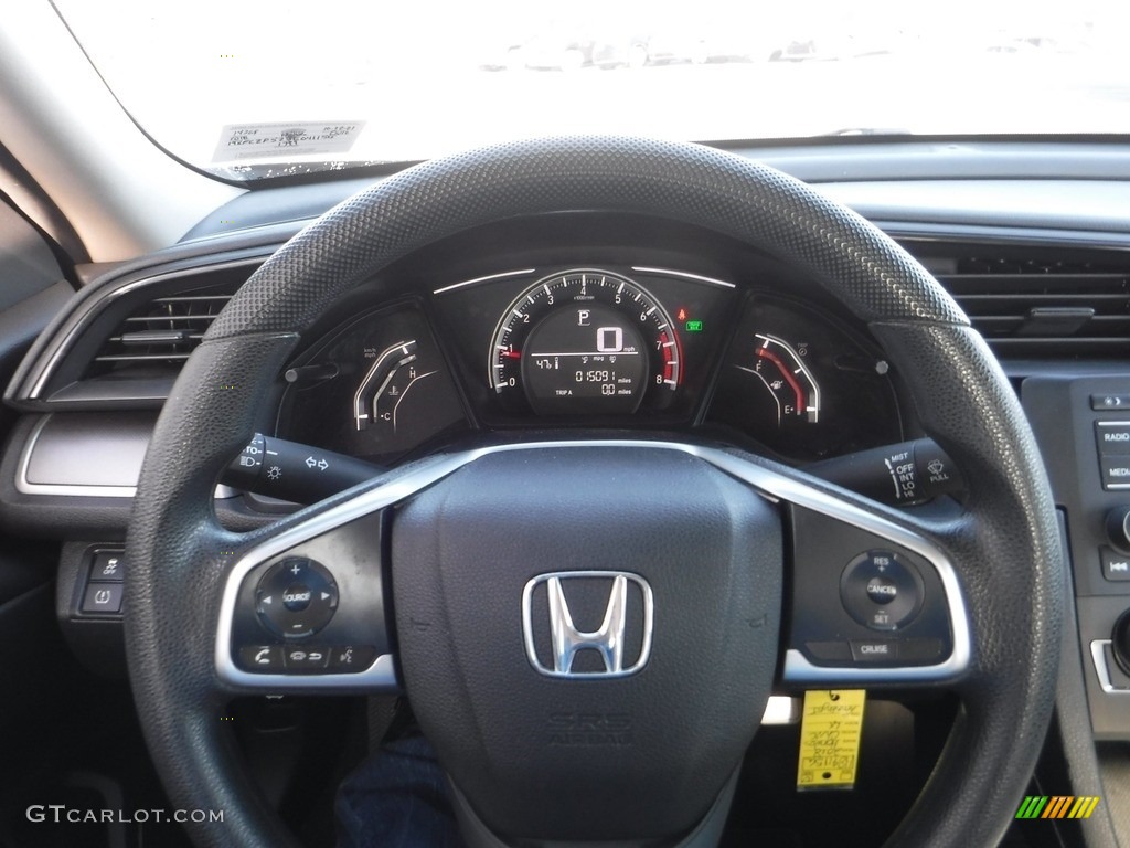 2018 Civic LX Sedan - Burgundy Night Pearl / Ivory photo #17