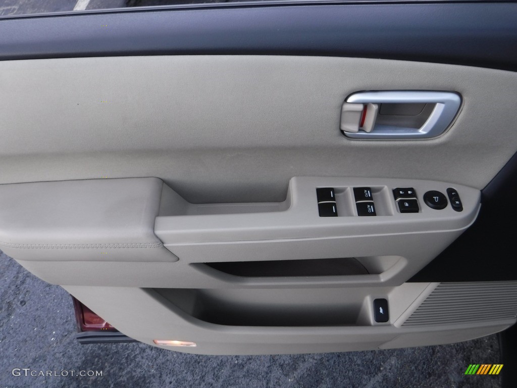 2013 Pilot LX 4WD - Dark Cherry Pearl / Beige photo #12