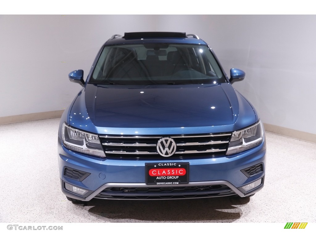 2018 Tiguan SEL 4MOTION - Silk Blue Metallic / Titan Black photo #2