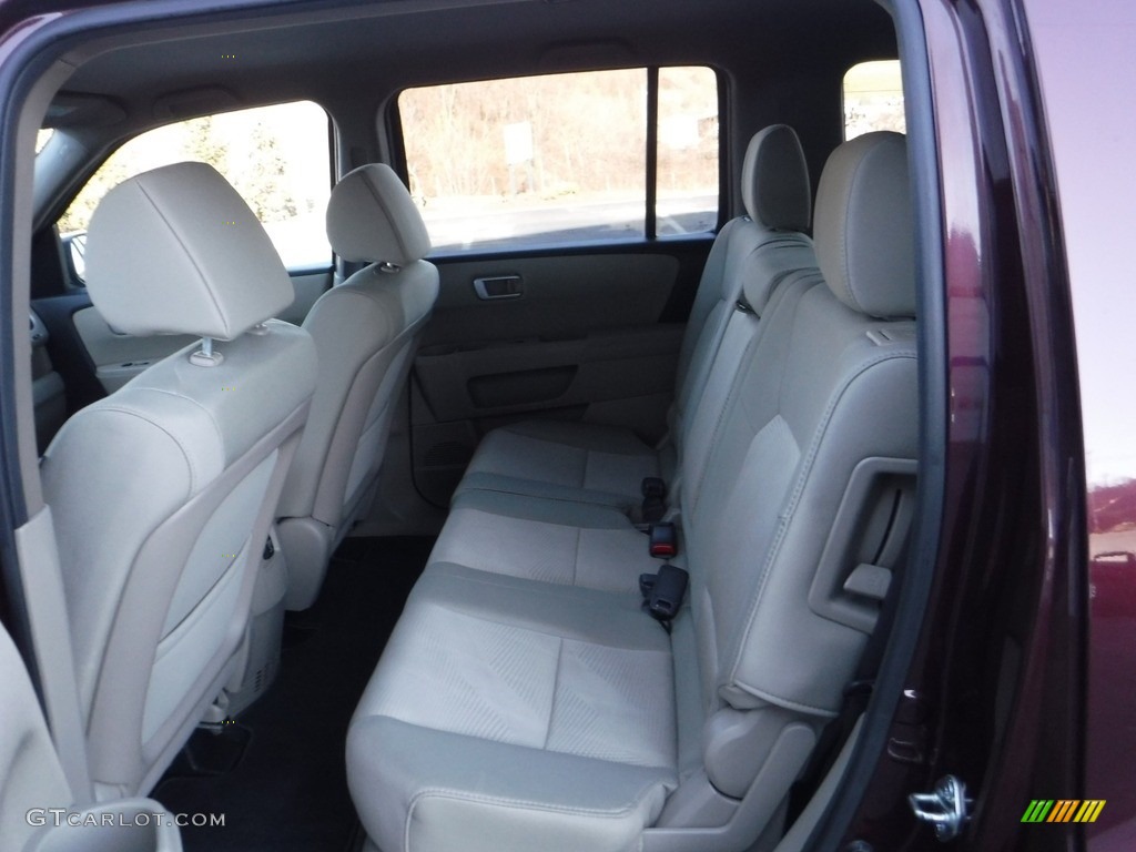 2013 Pilot LX 4WD - Dark Cherry Pearl / Beige photo #24