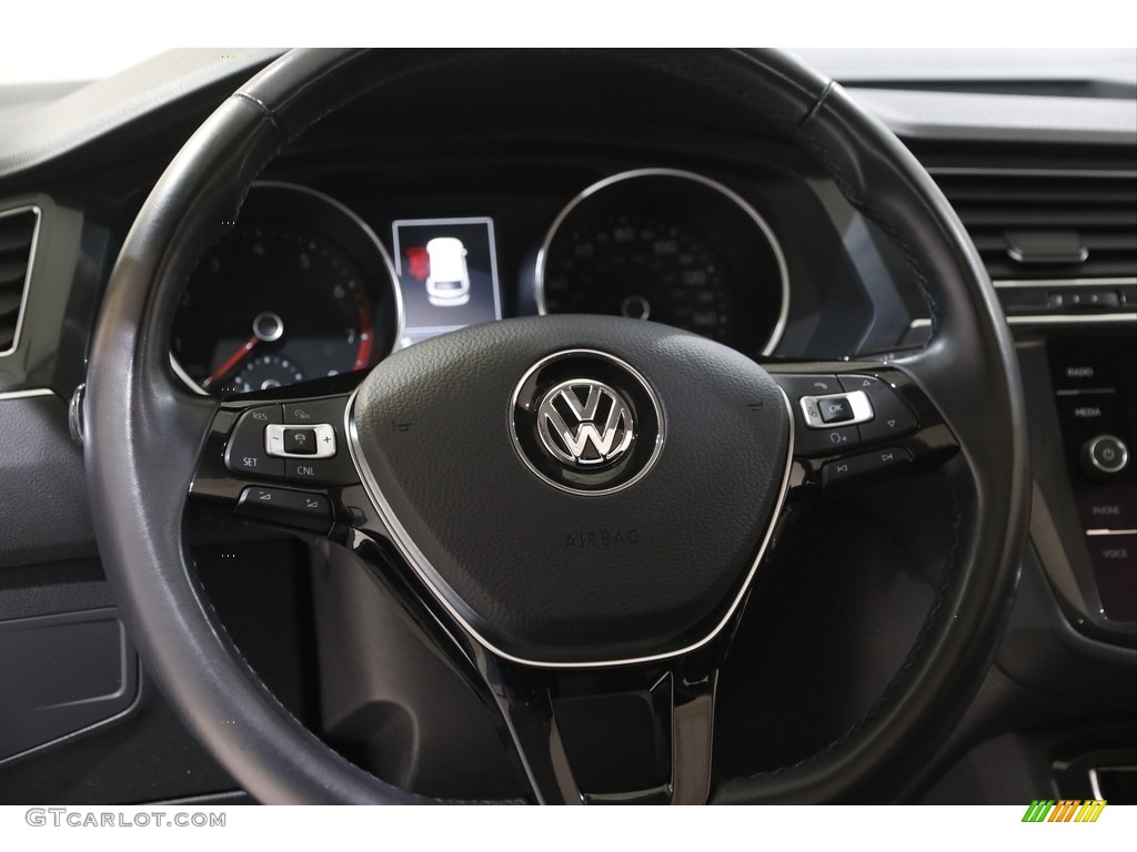 2018 Tiguan SEL 4MOTION - Silk Blue Metallic / Titan Black photo #7
