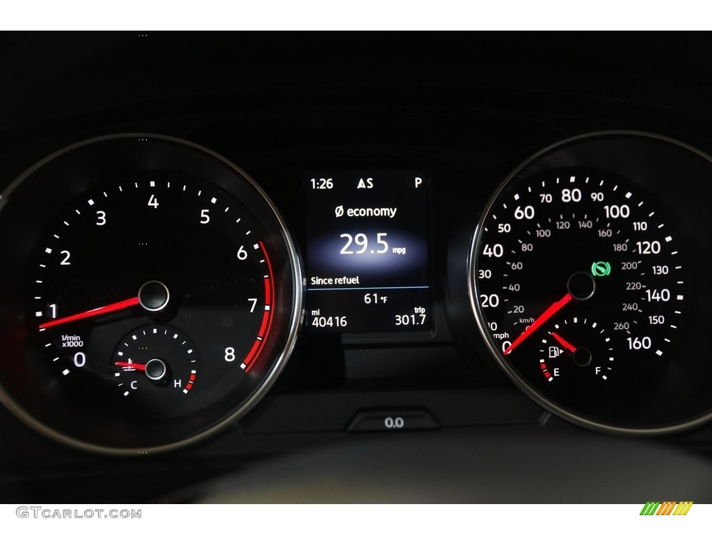2018 Tiguan SEL 4MOTION - Silk Blue Metallic / Titan Black photo #8