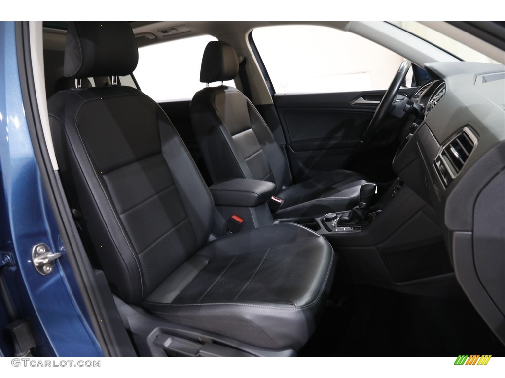 2018 Tiguan SEL 4MOTION - Silk Blue Metallic / Titan Black photo #13