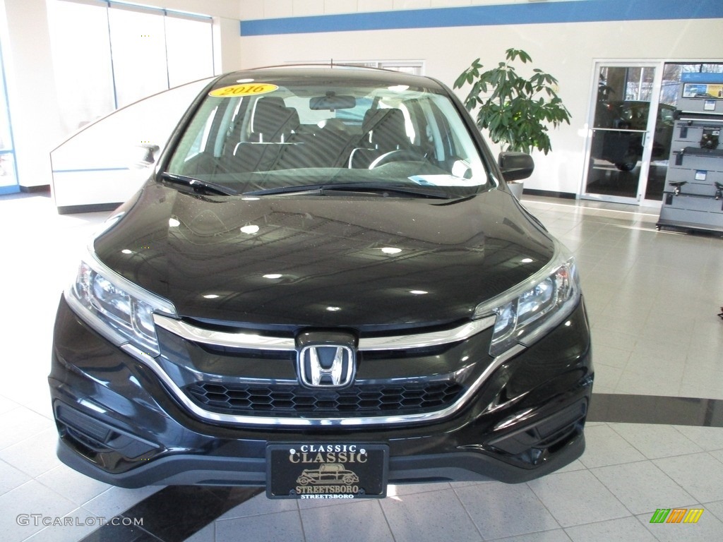 2016 CR-V LX AWD - Crystal Black Pearl / Black photo #2