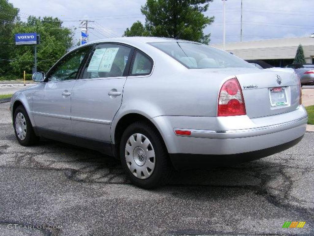 2003 Passat GL Sedan - Reflex Silver Metallic / Grey photo #3