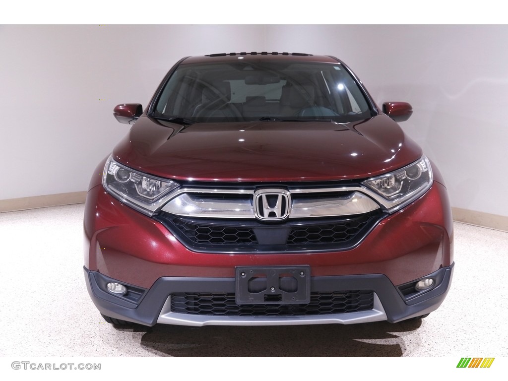 2019 CR-V EX-L AWD - Basque Red Pearl II / Gray photo #2