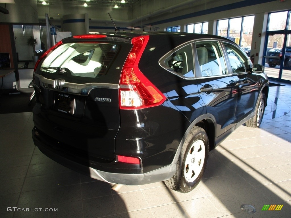 2016 CR-V LX AWD - Crystal Black Pearl / Black photo #6