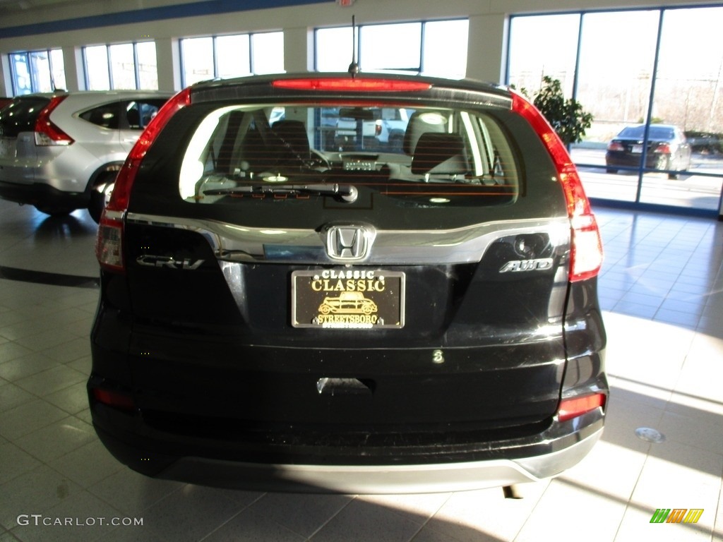 2016 CR-V LX AWD - Crystal Black Pearl / Black photo #7