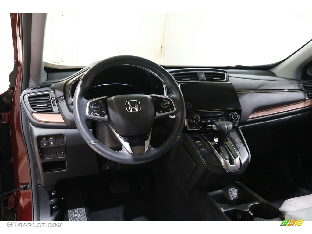 2019 CR-V EX-L AWD - Basque Red Pearl II / Gray photo #6