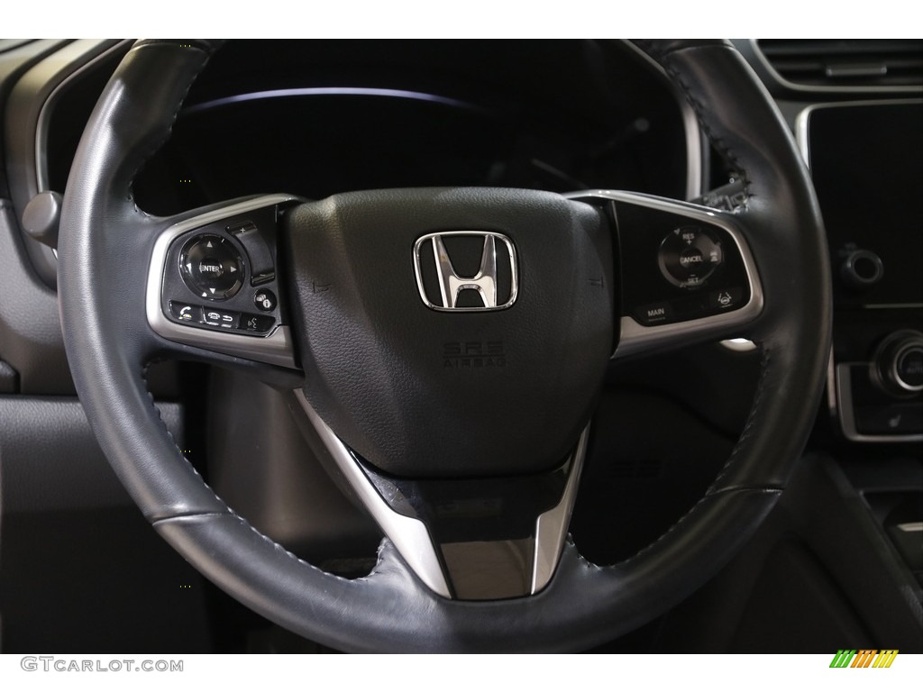 2019 CR-V EX-L AWD - Basque Red Pearl II / Gray photo #7