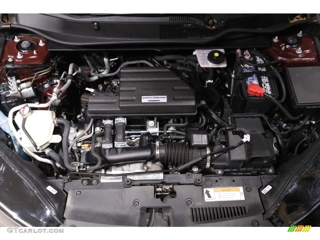 2019 CR-V EX-L AWD - Basque Red Pearl II / Gray photo #18