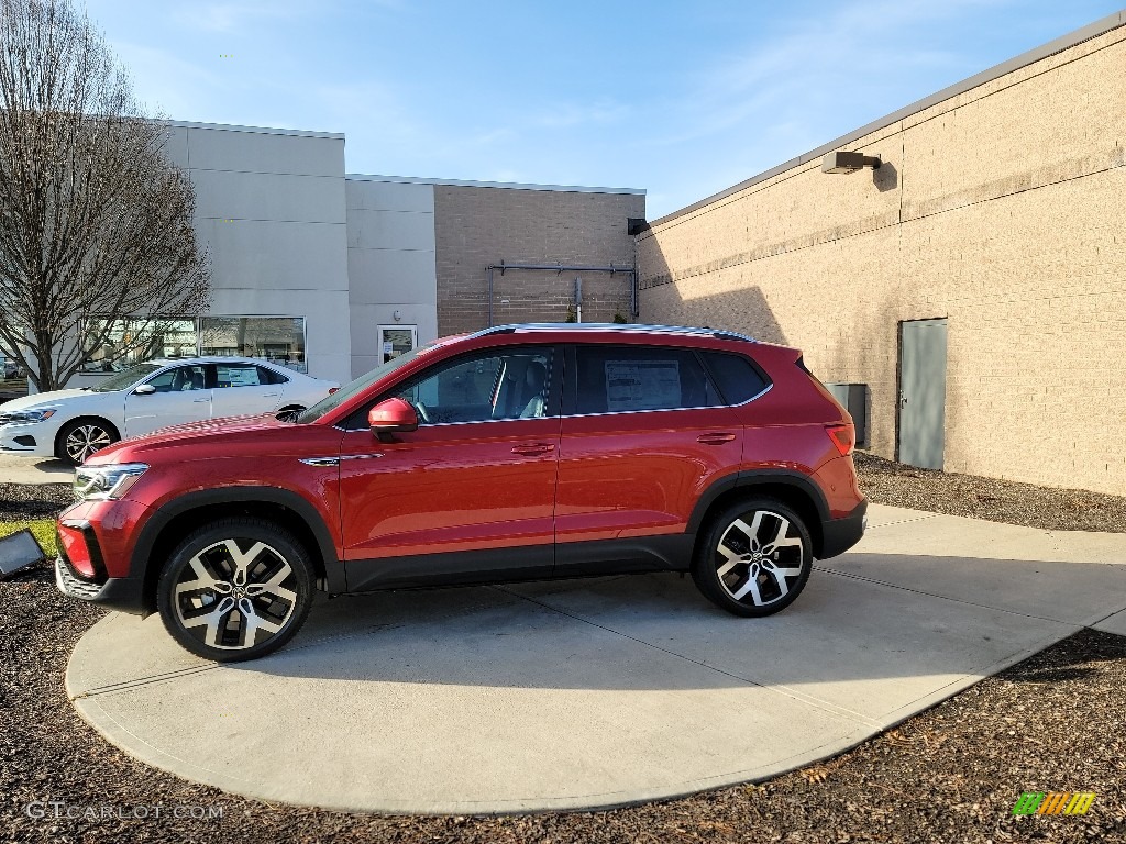 Kings Red Metallic 2022 Volkswagen Taos SEL 4Motion Exterior Photo #143400046