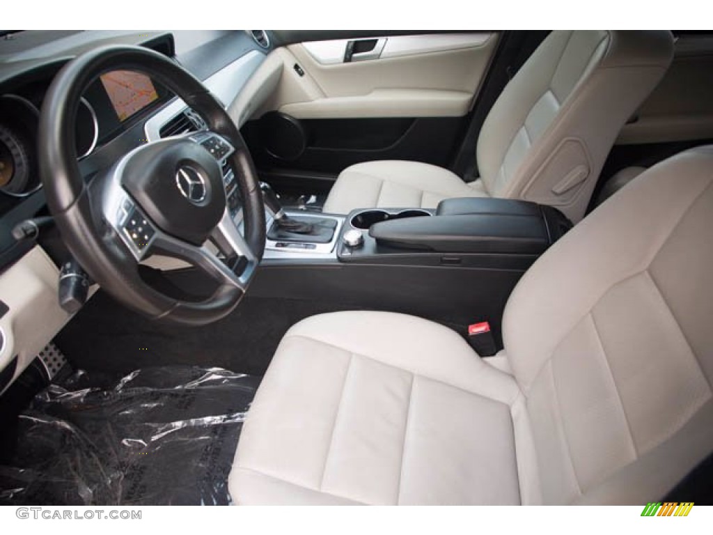 2012 C 250 Sport - Palladium Silver Metallic / Almond Beige/Mocha photo #3