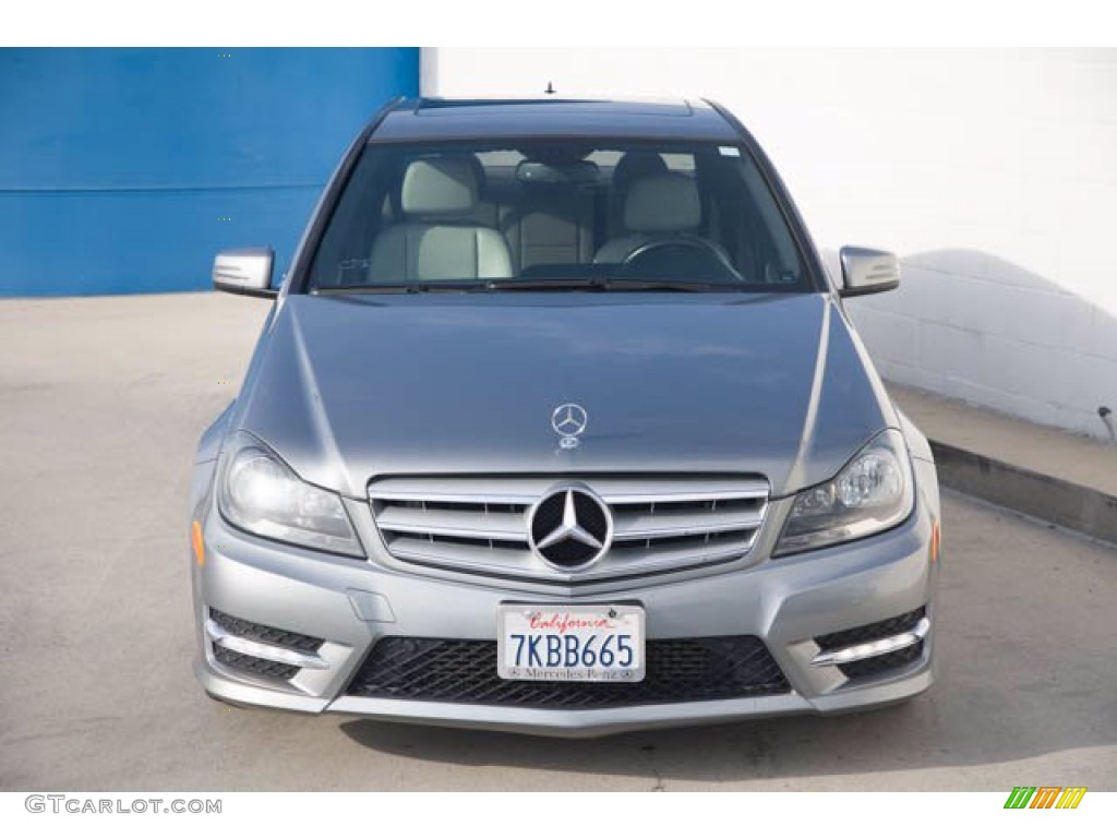 2012 C 250 Sport - Palladium Silver Metallic / Almond Beige/Mocha photo #7