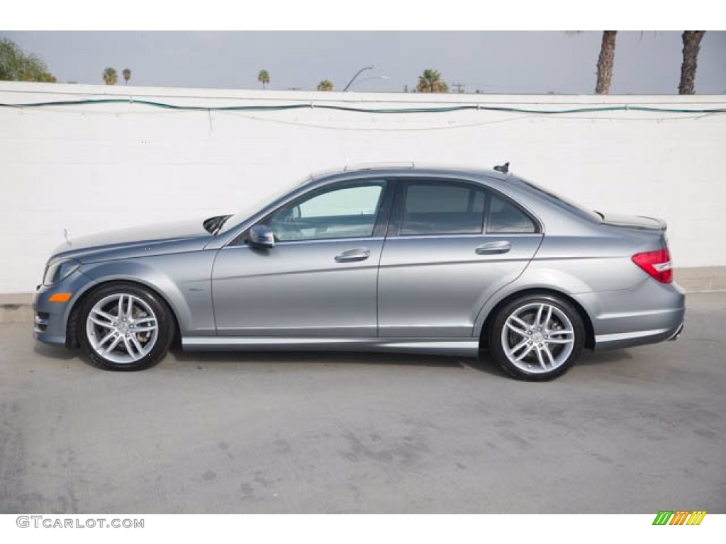 2012 C 250 Sport - Palladium Silver Metallic / Almond Beige/Mocha photo #8