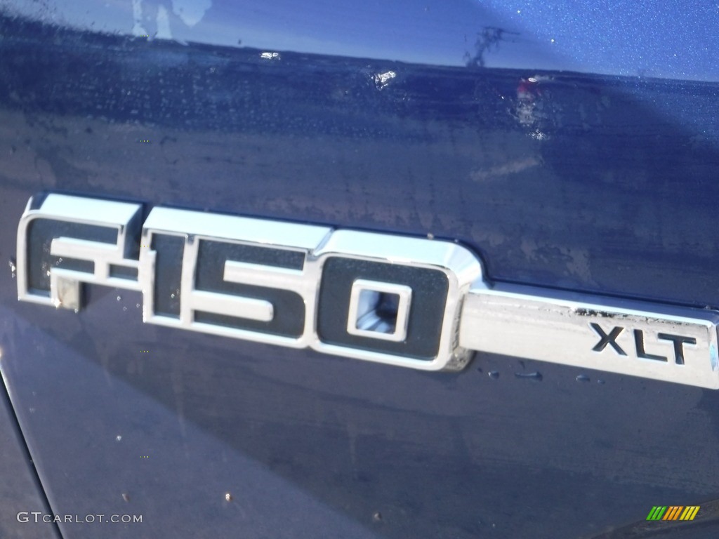 2010 F150 XLT SuperCab 4x4 - Dark Blue Pearl Metallic / Medium Stone photo #4