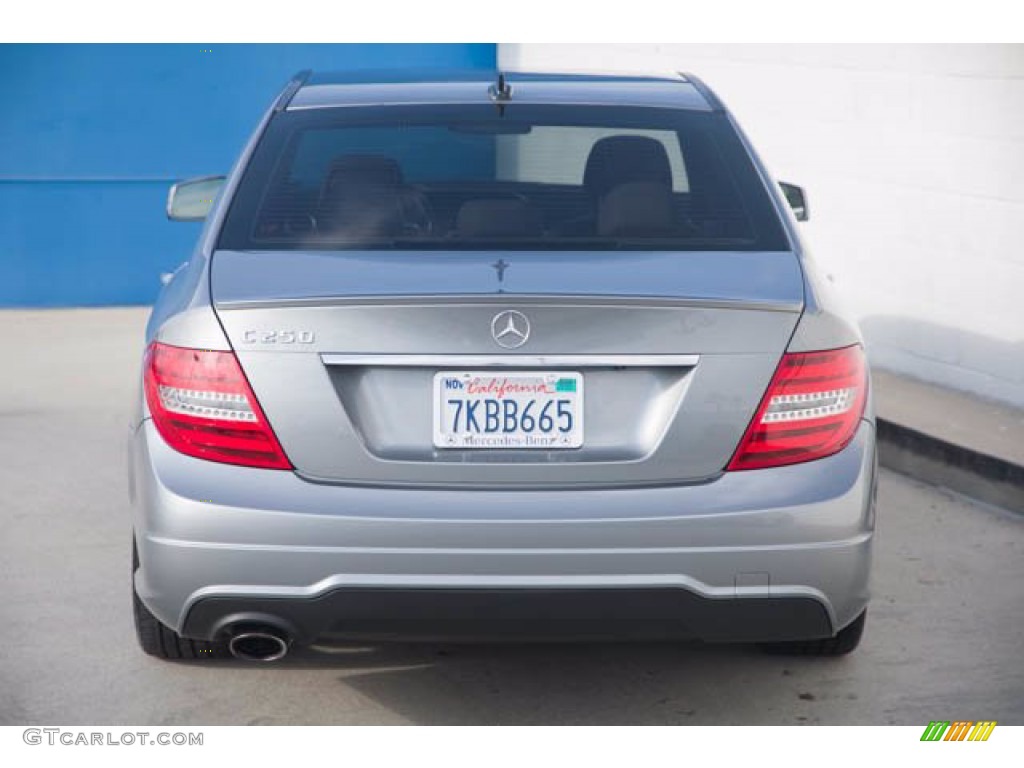 2012 C 250 Sport - Palladium Silver Metallic / Almond Beige/Mocha photo #9