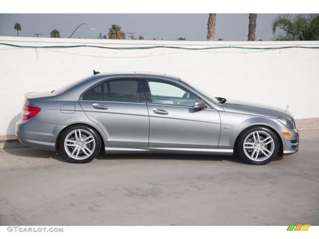2012 C 250 Sport - Palladium Silver Metallic / Almond Beige/Mocha photo #12
