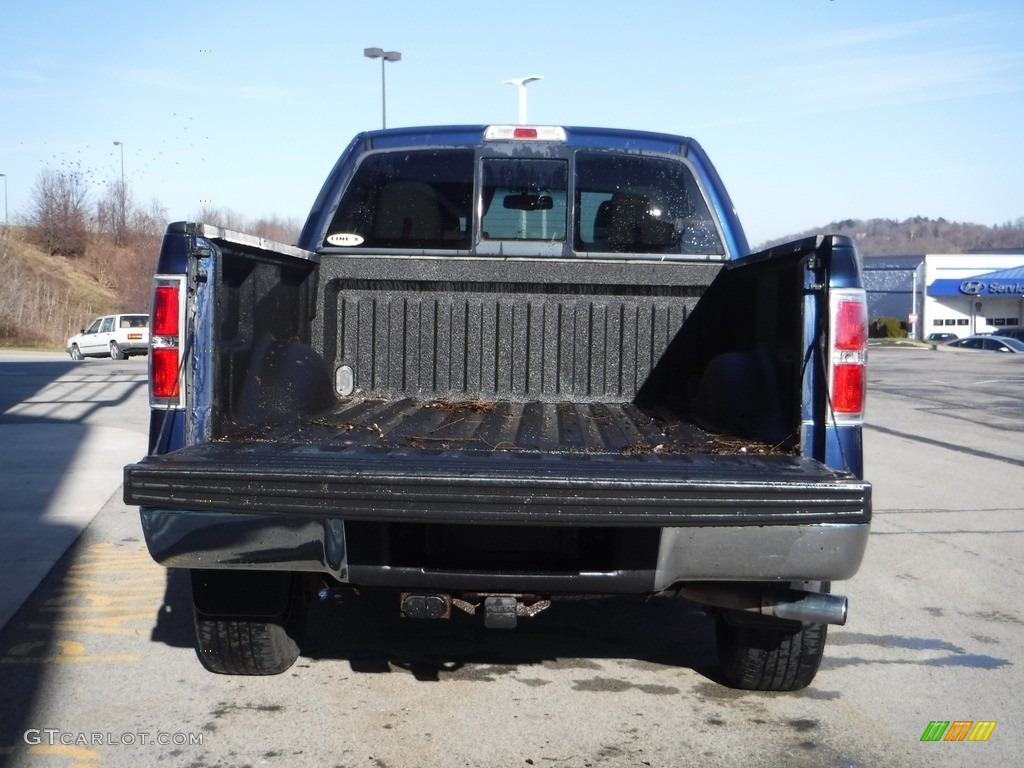 2010 F150 XLT SuperCab 4x4 - Dark Blue Pearl Metallic / Medium Stone photo #12