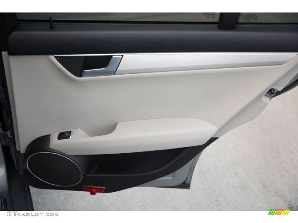 2012 C 250 Sport - Palladium Silver Metallic / Almond Beige/Mocha photo #31