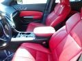 Red 2018 Acura TLX Sedan Interior Color