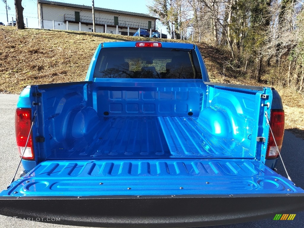 2021 1500 Classic Crew Cab 4x4 - Hydro Blue Pearl / Diesel Gray/Black photo #8