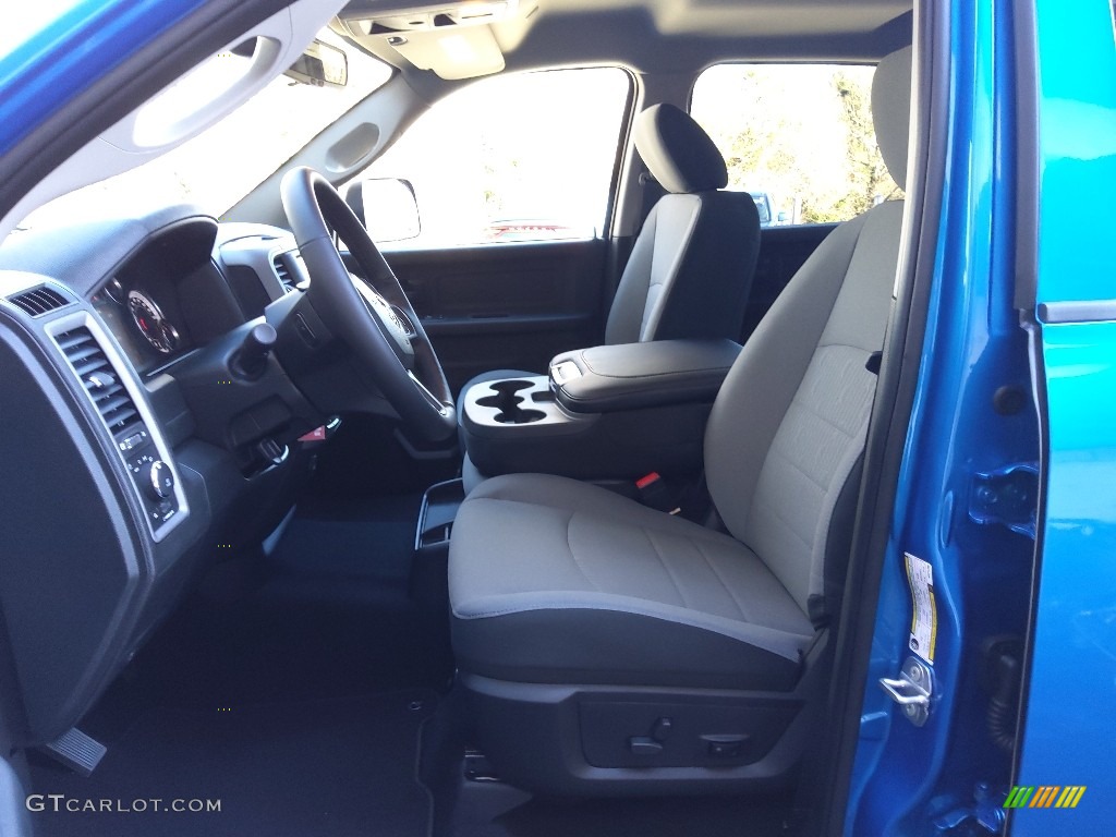 2021 1500 Classic Crew Cab 4x4 - Hydro Blue Pearl / Diesel Gray/Black photo #11