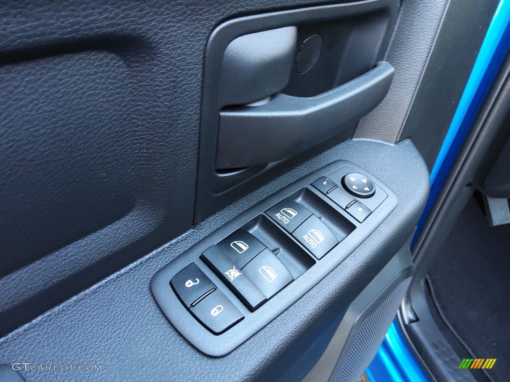2021 1500 Classic Crew Cab 4x4 - Hydro Blue Pearl / Diesel Gray/Black photo #12