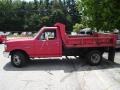Ultra Red - F350 XL Regular Cab Chassis Dump Truck Photo No. 2
