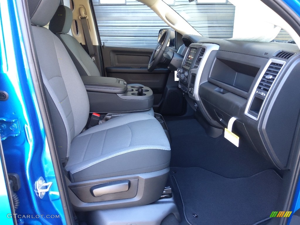 2021 1500 Classic Crew Cab 4x4 - Hydro Blue Pearl / Diesel Gray/Black photo #18