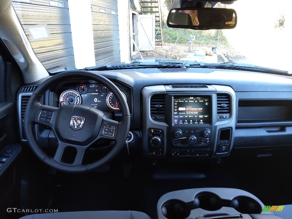2021 1500 Classic Crew Cab 4x4 - Hydro Blue Pearl / Diesel Gray/Black photo #19