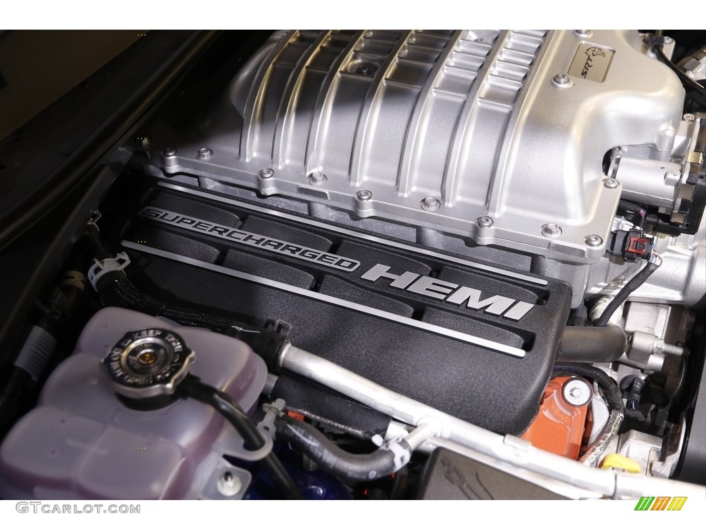 2021 Dodge Challenger SRT Hellcat 6.2 Liter Supercharged HEMI OHV 16-Valve VVT V8 Engine Photo #143401696