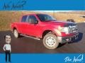 2010 Red Candy Metallic Ford F150 Lariat SuperCrew 4x4 #143395519