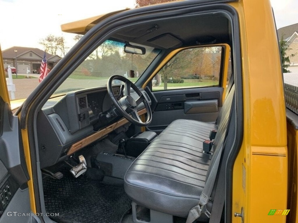 Gray Interior 1989 Chevrolet C/K K1500 Silverado Regular Cab 4x4 Photo #143402428