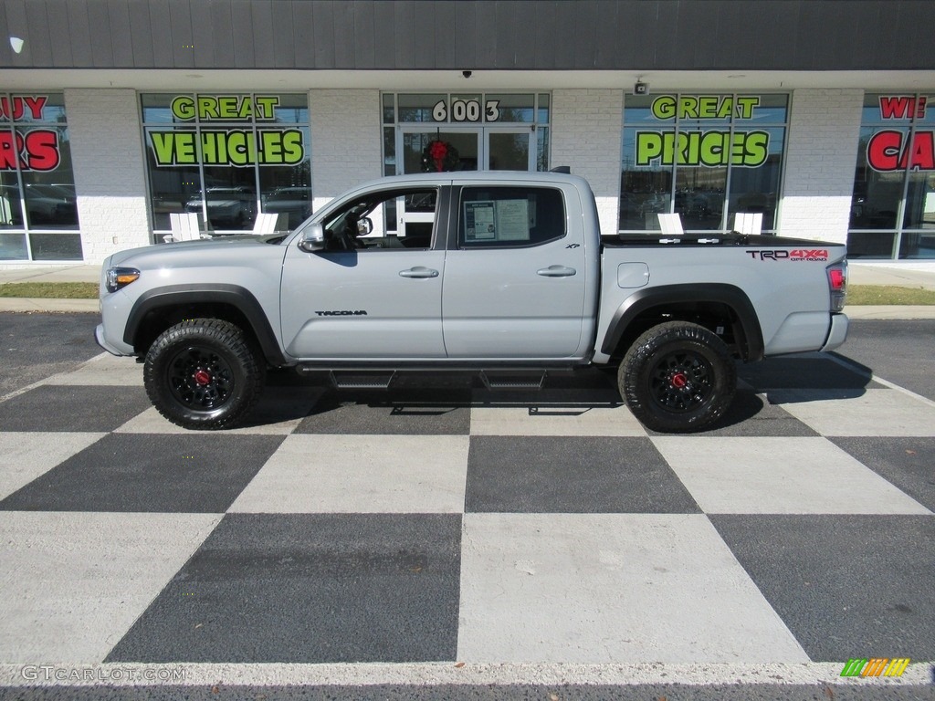 2021 Tacoma TRD Off Road Double Cab 4x4 - Cement / Black photo #1