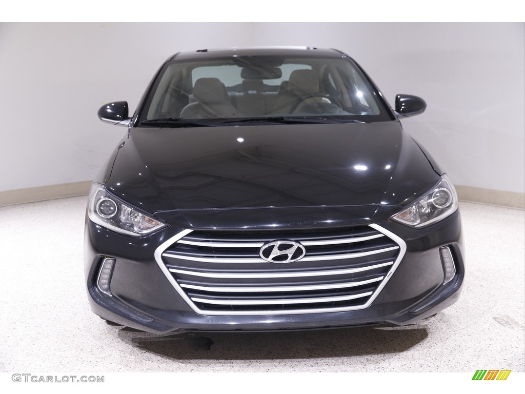 2017 Elantra Value Edition - Black / Beige photo #2