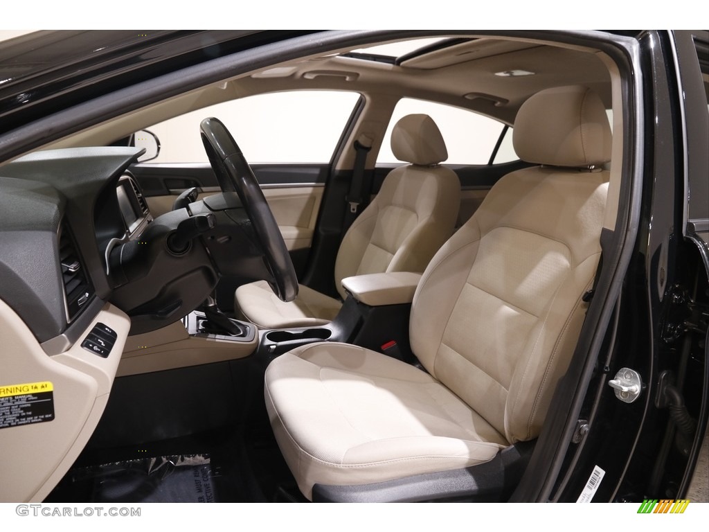 2017 Elantra Value Edition - Black / Beige photo #5