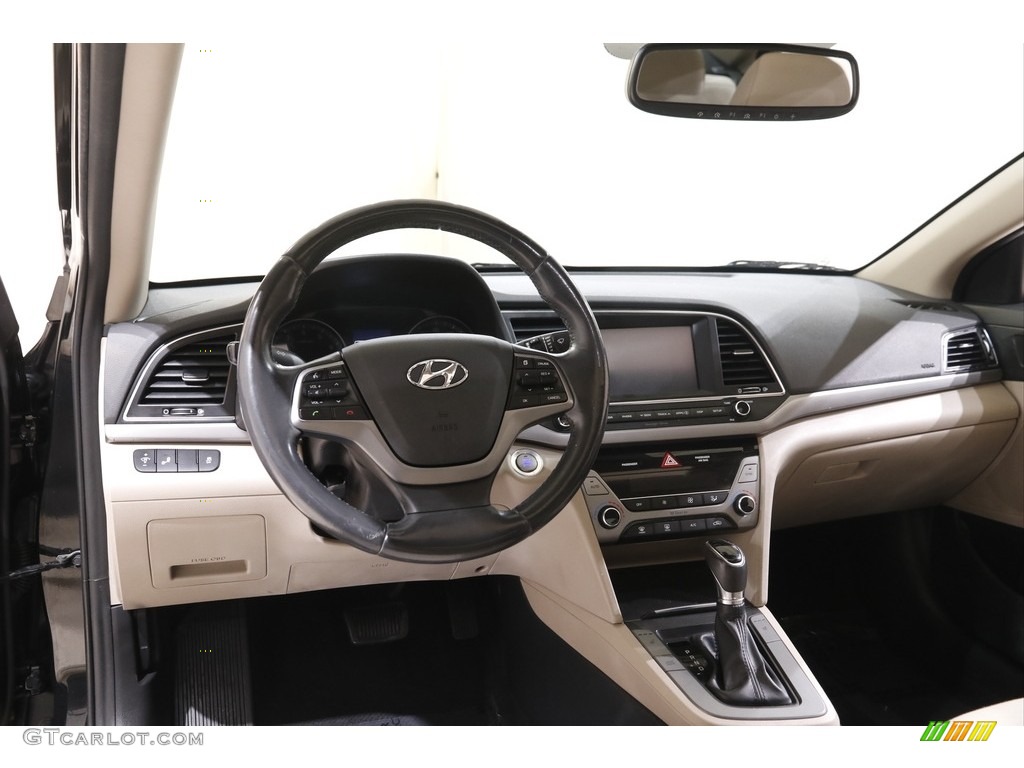 2017 Elantra Value Edition - Black / Beige photo #6