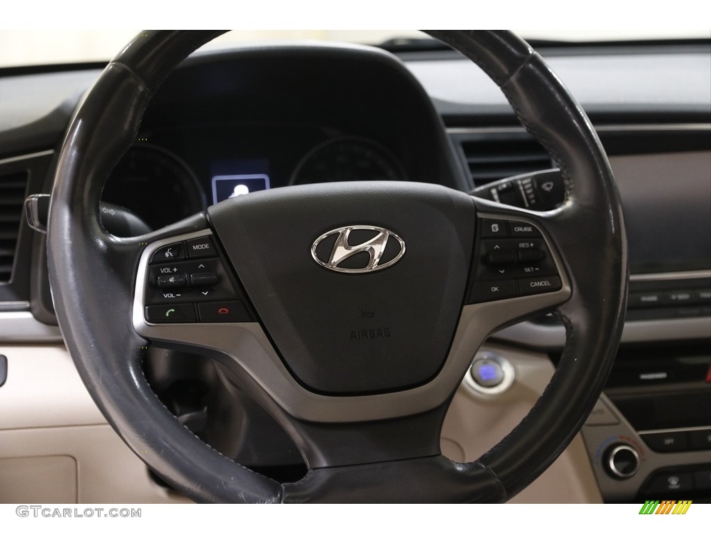 2017 Elantra Value Edition - Black / Beige photo #7