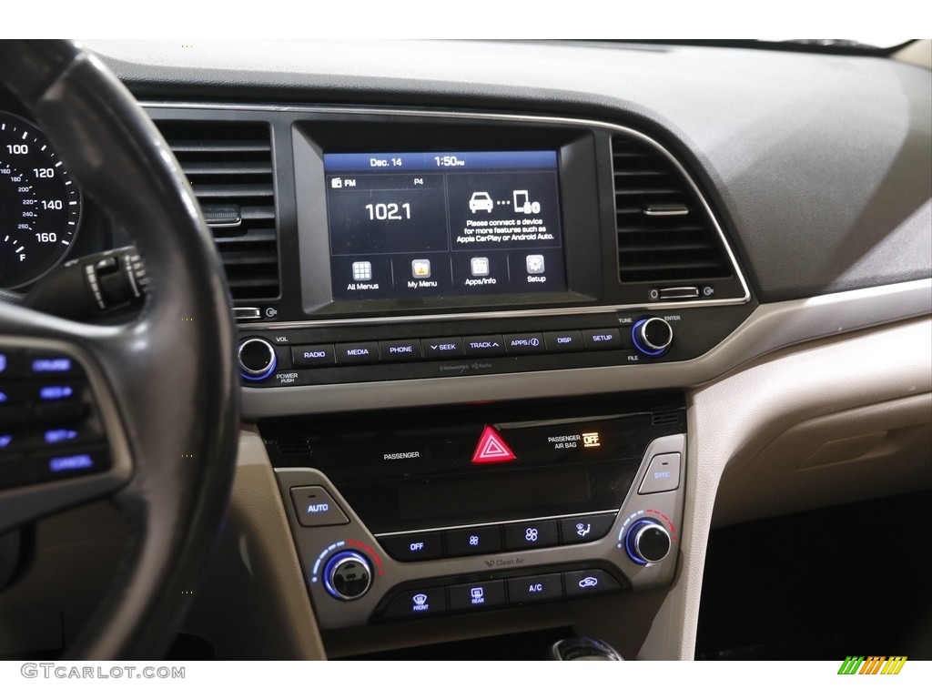 2017 Elantra Value Edition - Black / Beige photo #9