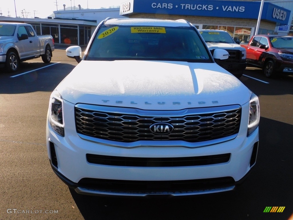 2020 Telluride S AWD - Snow White Pearl / Black photo #8