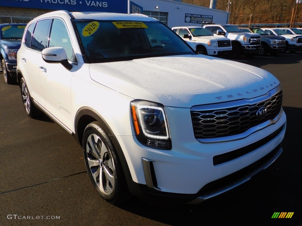 2020 Telluride S AWD - Snow White Pearl / Black photo #9