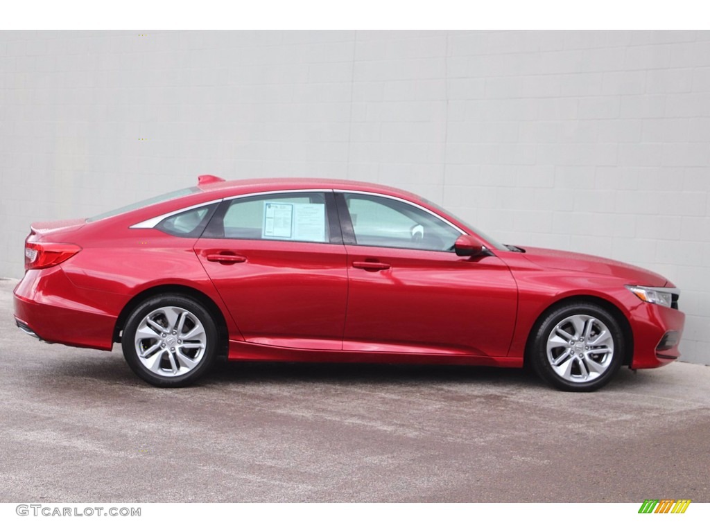 Radiant Red Metallic 2020 Honda Accord LX Sedan Exterior Photo #143403522